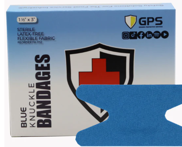 Knuckle Bandage Blue , 1 1/2