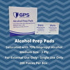 Alcohol Wipe Prep Pads, 70% Isopropyl Alcohol, 200/Box