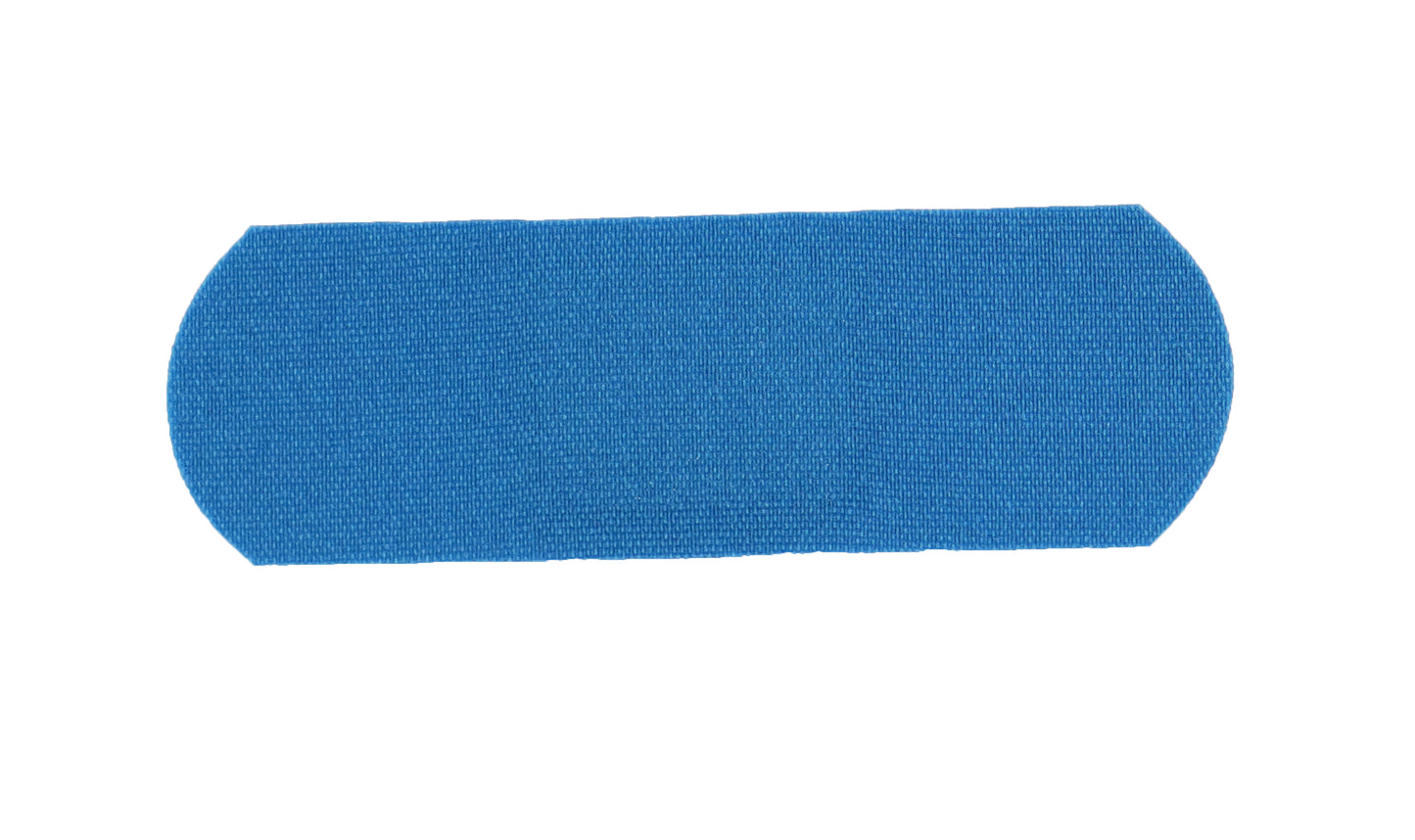 1" x 3" Blue Metal Detectable Food Service First Aid Bandages  - 100/Box