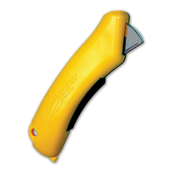 Disposable CU Safety Box Cutter, 6/pack, Yellow