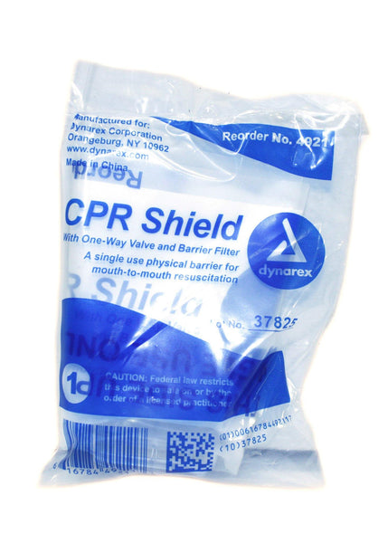 CPR Lifemask Face Shield, One Way Valve and Barrier Filter, Sold By Each