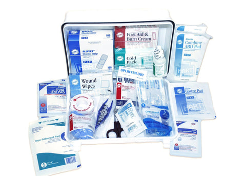 First Aid Kit Complete - FA-049NI, Plastic Box