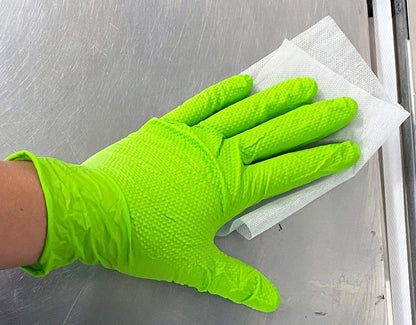 The Green Diesel, Powder Free Nitrile Disposable Gloves, 8 Mil, Sizes M-XXL - GPSFoodService