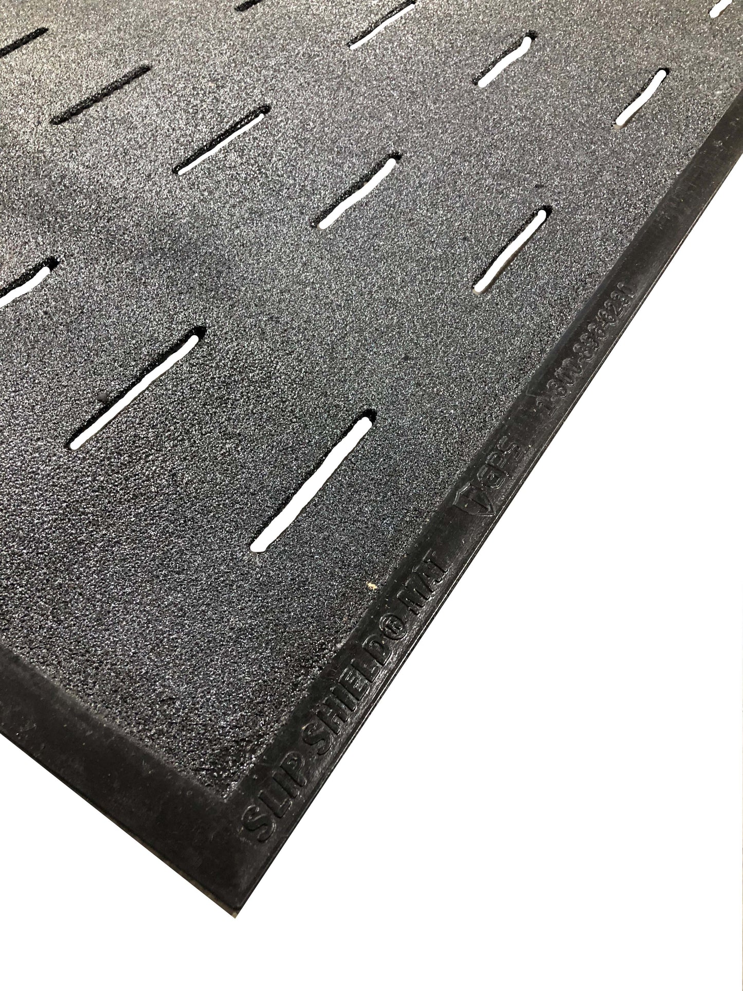 Slip Shield™  3' x 5' Slip Resistant Grit Top Mat with Drainage Slots by GPS