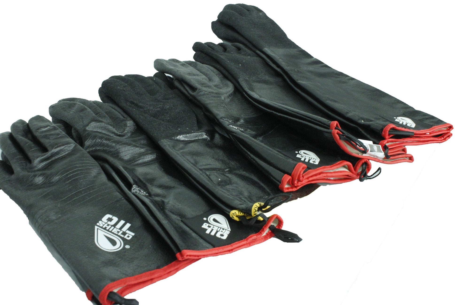 Oil Shield®, 14" High Temp Neoprene Insulated Gloves, Men's Size L - GPSFoodService