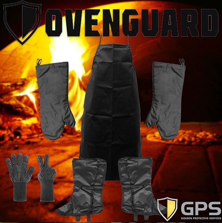 OvenGuard 24 Oven Mitts, Burn & Steam Protection, 500 Degree Temp